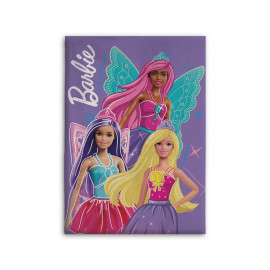 Plaid polaire Barbie - Violet