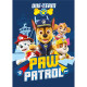 Plaid polaire Pat'Patrouille "One Team" - Bleu 140x110 cm