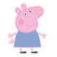 Coussin Forme Peppa Pig - Rose