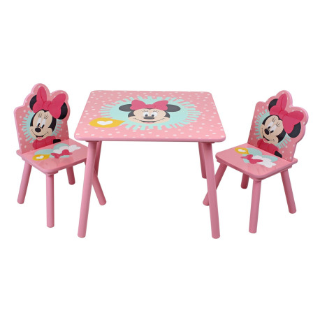 Ensemble table et 2 chaises pour enfants - Minnie Mouse Disney