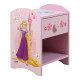 Table de chevet Princesses Disney - Raiponce et Vaiana - Rose et Bleu