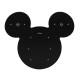 Etagère murale forme Visage Mickey Disney - Noir