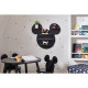 Etagère murale forme Visage Mickey Disney - Noir
