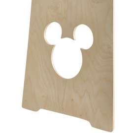 Tabouret Mickey Disney en forme de U pour enfants - Beige