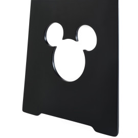 Tabouret Mickey Disney en forme de U pour enfants - Noir