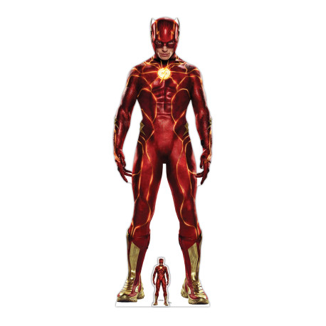Figurine en carton taille réelle – The Flash - Ezra Miller - Hauteur 181 cm