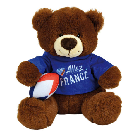 Peluche Ours - Rugby 