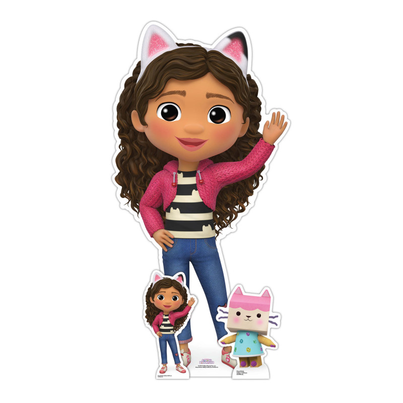 Jolie Petite Fille Avec Illustration De Personnage De Dessin Animé  Accessoires De Chat