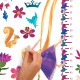Stickers repositionnables et toise - Princesses Disney - 61 cm x 41 cm 