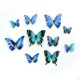Stickers repositionnables Papillons bleus