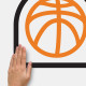 Stickers repositionnables - Terrain de Basket