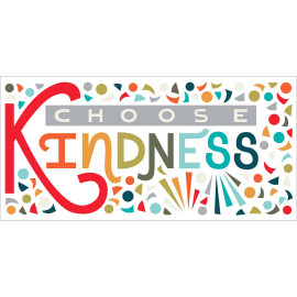 Stickers repositionnables - Arc-en-ciel "Choose Kindness"