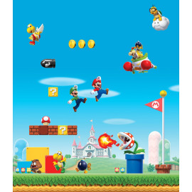 Toile murale Super Mario Nintendo