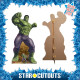 Figurine en carton Marvel Comics Hulk en colère H 190 CM