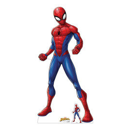 Figurine en carton taille réelle Spider Man Spiderverse comics Disney H 179 CM