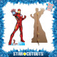 Figurine en carton taille réelle Iron Man Rayon Laser Disney Marvel Comics H 191 CM