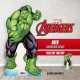 Figurine en carton Hulk Avengers 183 cm
