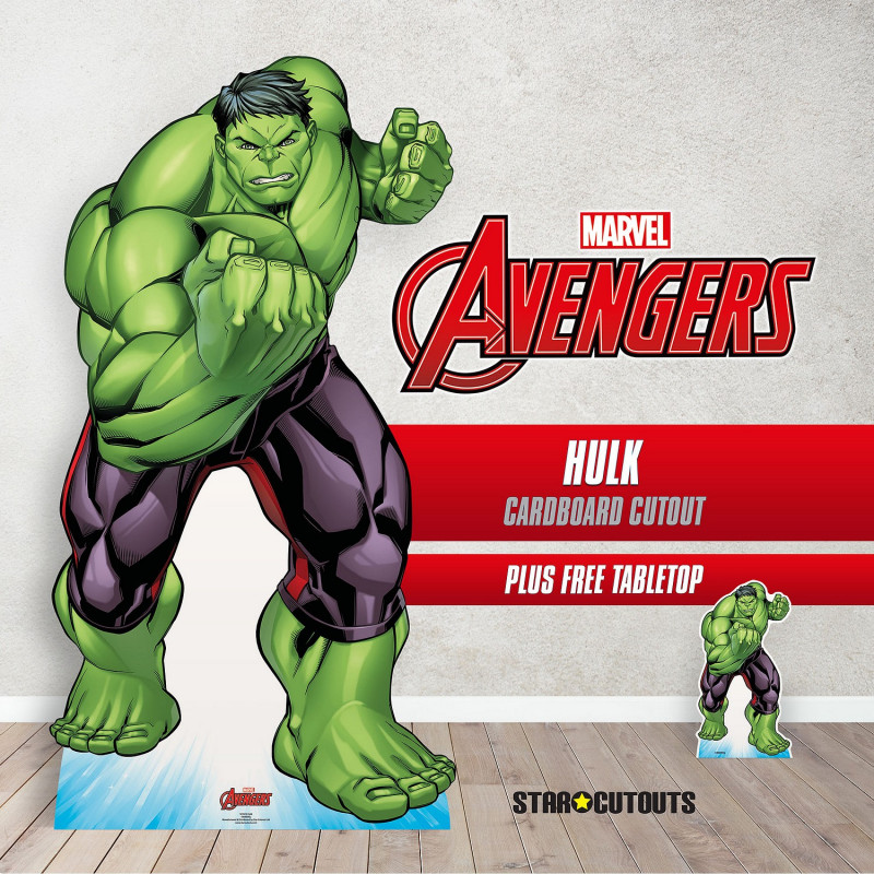 Figurine en carton Hulk Avengers 183 cm  Anniversaire et fête chez Déco de  Héros