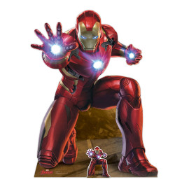 Figurine en carton Marvel - Iron Man Hauteur 133 CM