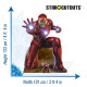 Figurine en carton Marvel - Iron Man Hauteur 133 CM