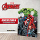 Figurine en carton passe tête Rassemblement Avengers Marvel H 130 CM