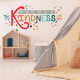 Stickers repositionnables - Arc-en-ciel "Choose Kindness" 