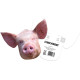 Masque en carton - Animaux - Cochon - Taille A4