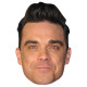Masque en carton - Robbie Williams - Chanteur - Taille A4