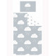 Parure de lit - nuage content - 120 cm x 150 cm