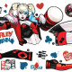 Stickers repositionnables - Harley Quinn - 36.5 cm x 17 cm