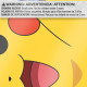 Stickers repositionnables - Pokémon - Pikachu - 18 cm x 17 cm