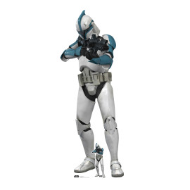 Figurine en carton – Stormtrooper - Armure clone Phase 1 - Star Wars - Hauteur 190 cm