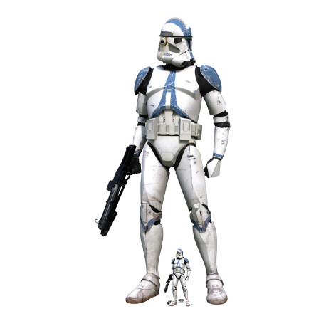 Figurine en carton – Stormtrooper - 501ème Légion - Star Wars - Hauteur 186 cm