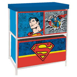 Meuble de rangement à 3 tiroirs Superman
