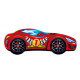 Lit LED + Matelas - Lit Enfant Top Car - Racing Car - 140 x 70 cm