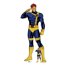 Figurine en carton – Cyclope - X-Men - Hauteur 183 cm