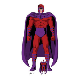 Figurine en carton – Magneto - X-Men - Hauteur 181 cm