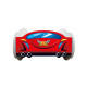 Lit LED + Matelas - Lit Enfant Top Car - Racing Car - 160 x 80 cm