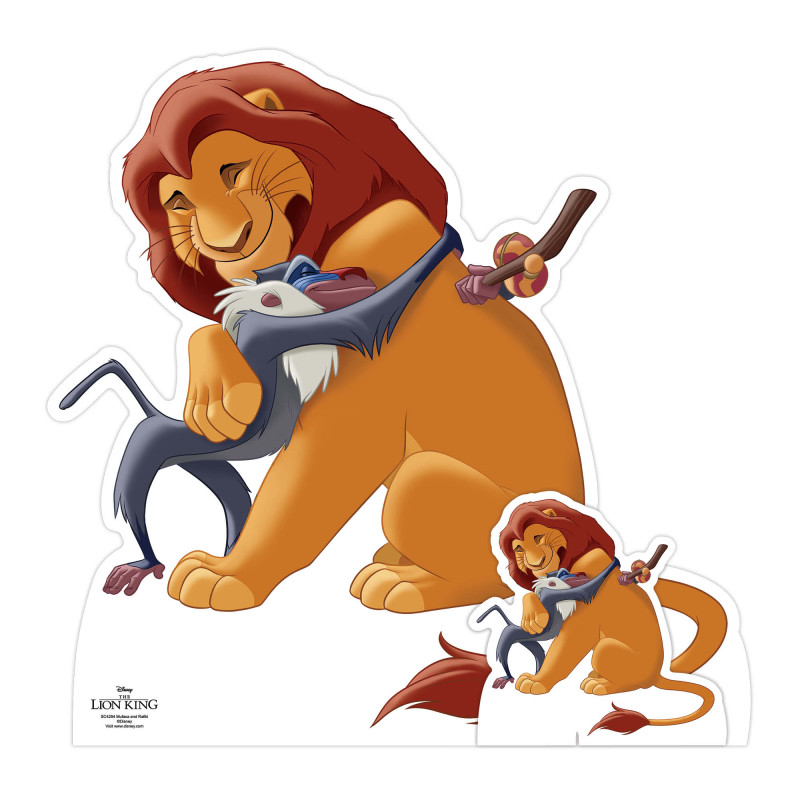 Figurine le roi lion simba & mufasa