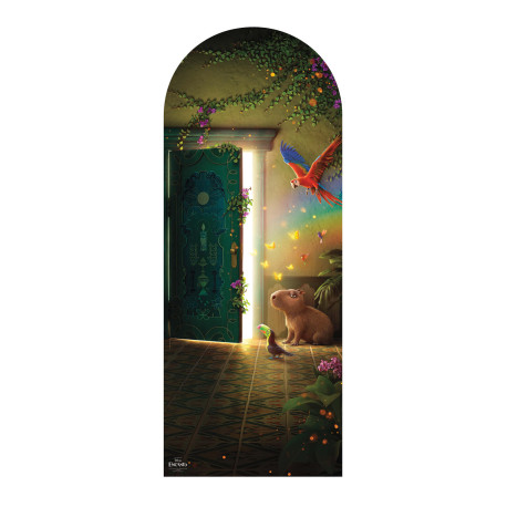 Figurine en carton Backdrop – Encanto Porte - Hauteur 194 cm