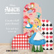 Figurine en carton Backdrop – Alice aux Pays des Merveilles - Hauteur 194 cm
