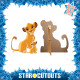 Figurine en carton – Simba - Le Roi Lion - Hauteur 84 cm