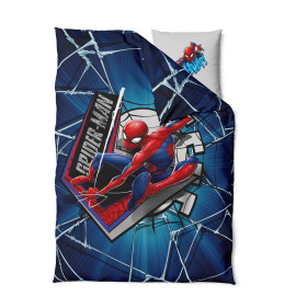 Parure de lit 100% Coton Spider-Man - Marvel Avengers - 120x150 cm
