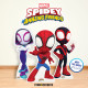 Figurine en carton – Spidey et ses amis extraordinaires - Spidey - Hauteur 90 cm