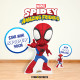 Figurine en carton – Spidey et ses amis extraordinaires - Spidey - Hauteur 90 cm