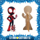 Figurine en carton Spin – Spidey et ses amis extraordinaires - Hauteur 92 cm