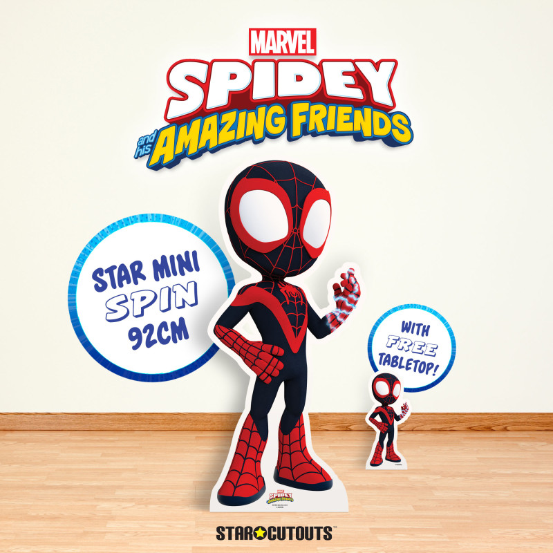 Figurine en carton – Spidey et ses amis extraordinaires Hauteur 90 cm