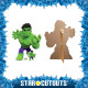 Figurine en carton Hulk – Spidey et ses amis extraordinaires - Hauteur 95 cm