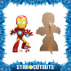 Figurine en carton Iron Man – Spidey et ses amis extraordinaires - Hauteur 95 cm