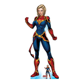 Figurine en carton Captain Marvel – Marvel Avengers - Hauteur 184 cm